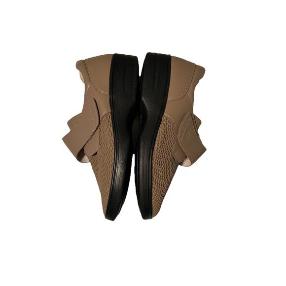 Propet Olivia WPRX25 Taupe Leather/Stretch Fabric Casual Shoes Women’s 11 X(2E) - Picture 6 of 10